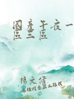 国产午夜一区二区三区