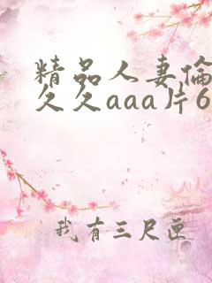 精品人妻伦九区久久aaa片69