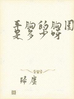 平胸的胸围一般是多少呀