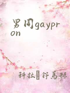 男同gaypron