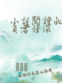 小说阅读此生不负君情深