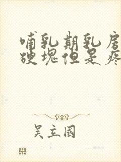 哺乳期乳房没有硬块但是疼怎么回事