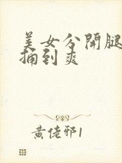 美女分开腿让人捅到爽