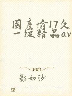 国产偷17久久一级精品av