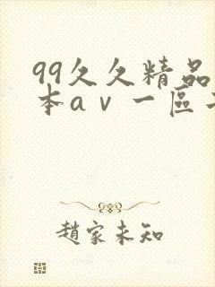99久久精品日本aⅴ一区二区