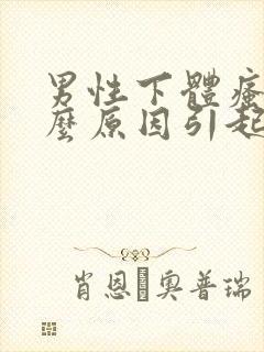 男性下体瘙痒什么原因引起的