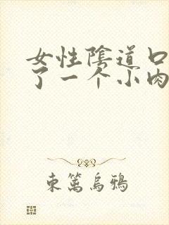 女性阴道口边起了一个小肉颗粒