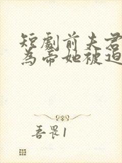 短剧前夫君登基为帝她被迫和离