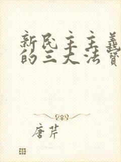 新民主主义革命的三大法宝的关系