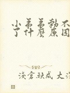 小弟弟勃不起来了什么原因