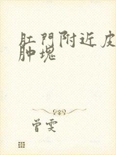 肛门附近皮下有肿块