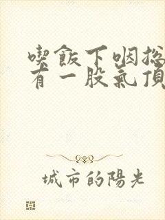 吃饭下咽总感觉有一股气顶着