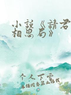 小说《请君入我相思局》