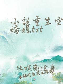小说重生空间娇娇媳txt