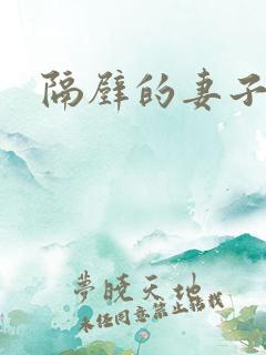 隔壁的妻子小说