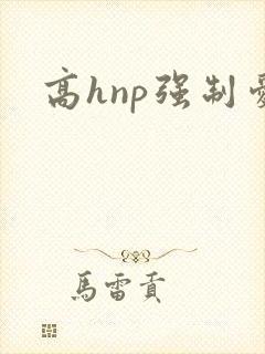 高hnp强制爱