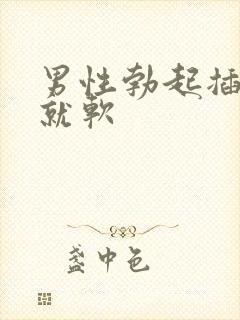 男性勃起插入后就软