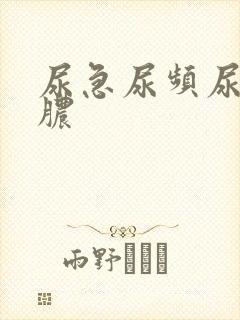 尿急尿频尿痛流脓