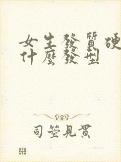 女生发质硬适合什么发型