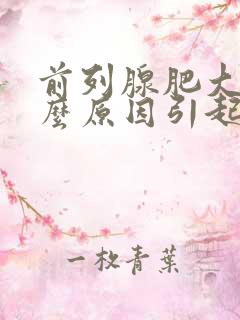 前列腺肥大是什么原因引起的呢