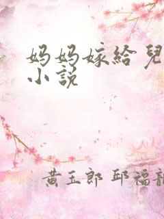 妈妈嫁给儿子的小说