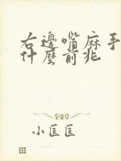 右边嘴麻手麻是什么前兆