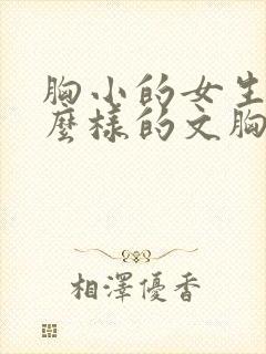 胸小的女生穿什么样的文胸