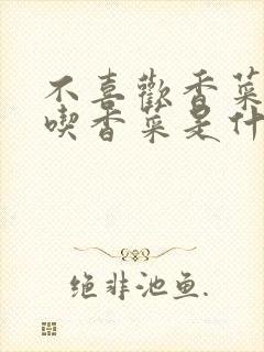 不喜欢香菜的人吃香菜是什么味道