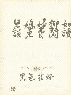 儿媳妇柳如烟小说免费阅读无弹窗