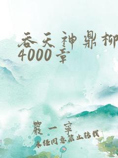吞天神鼎柳无邪4000章