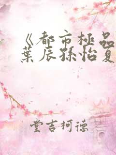 《都市极品医神叶辰孙怡夏若雪小说》