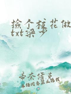 捡个校花做老婆txt梁少