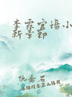 李霖官场小说最新章节