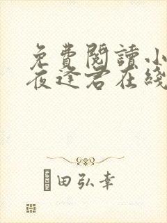 免费阅读小说此夜逢君在线阅读全文