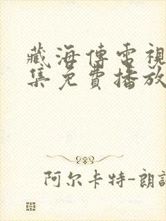 藏海传电视剧全集免费播放在线