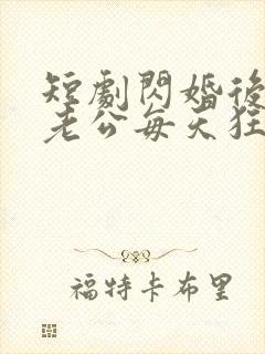 短剧闪婚后大叔老公每天狂宠我在线观看