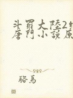 斗罗大陆2绝世唐门小说原著