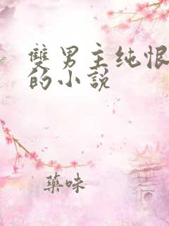 双男主纯恨囚禁的小说