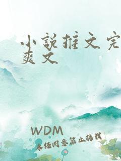 小说推文完结版爽文