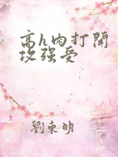 高h肉打开 弱攻强受
