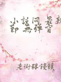 小说网 最新章节 无弹窗