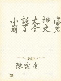 小说大神你人设崩了全文免费阅读全文