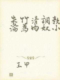 朱竹清调教喷水沦为肉奴小说