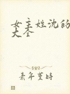 女主姓沈的小说大全