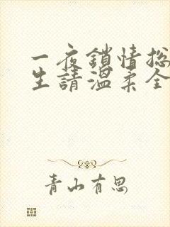 一夜锁情总裁先生请温柔全文阅读