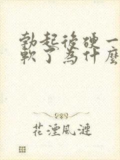 勃起后硬一会就软了为什么