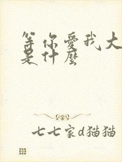 等你爱我大结局是什么