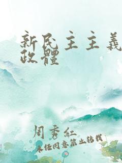 新民主主义革命政体