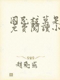 国民校草是女生免费阅读小说