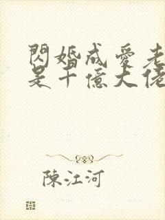 闪婚成爱老公竟是千亿大佬